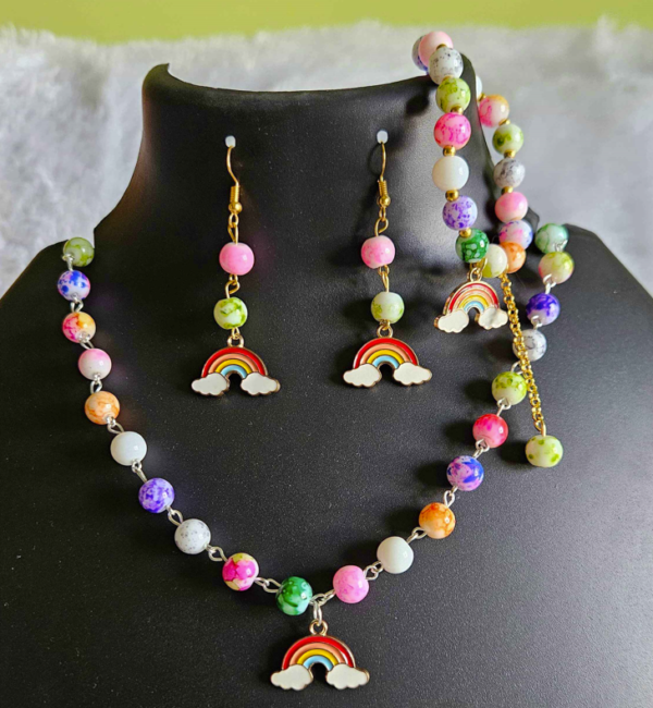 Multicolor Rainbow Jewlery Set